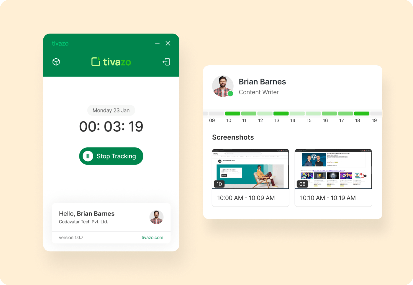 Effortless Time Tracking & Monitoring