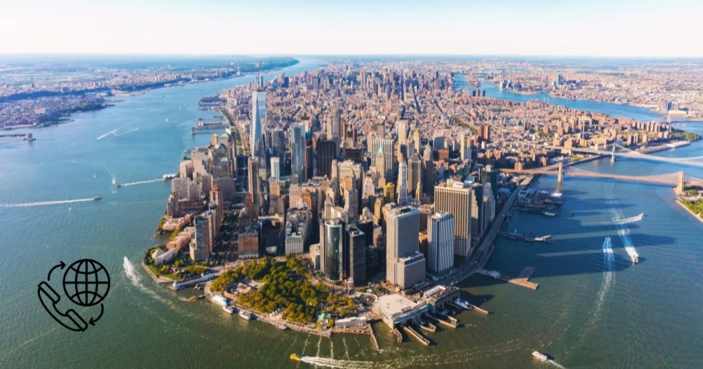 a picture of manhattan