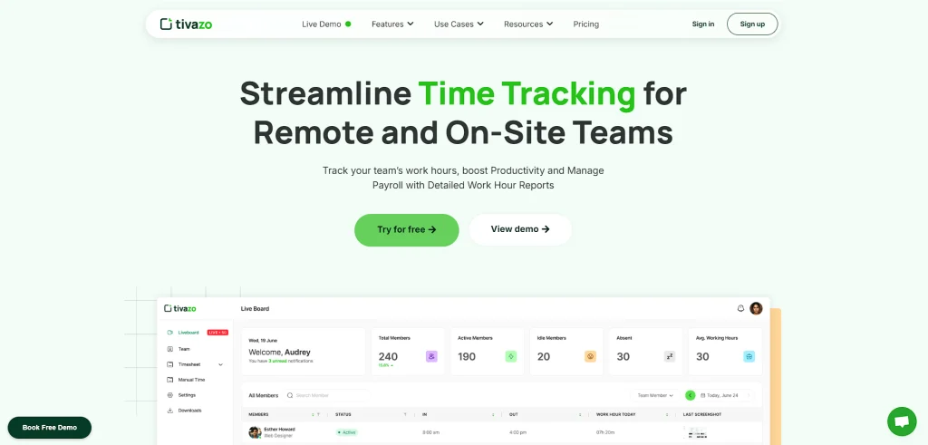 tivazo home page