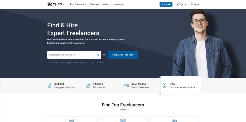 guru home page