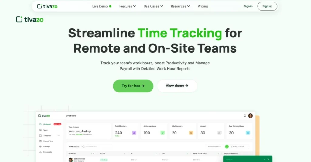 employee time tracking