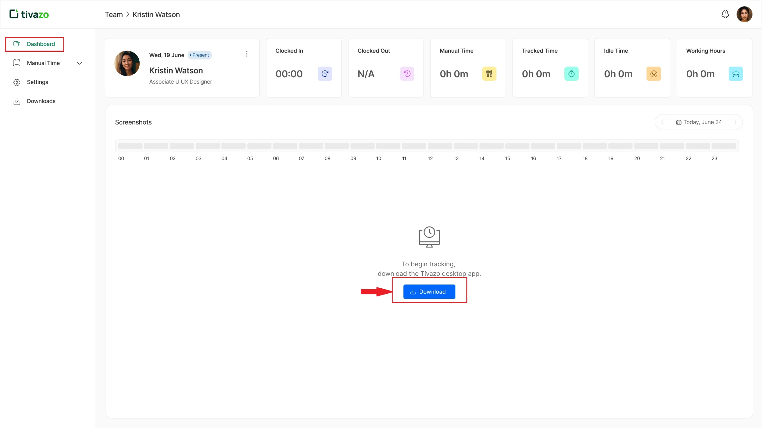Member login Screenshot