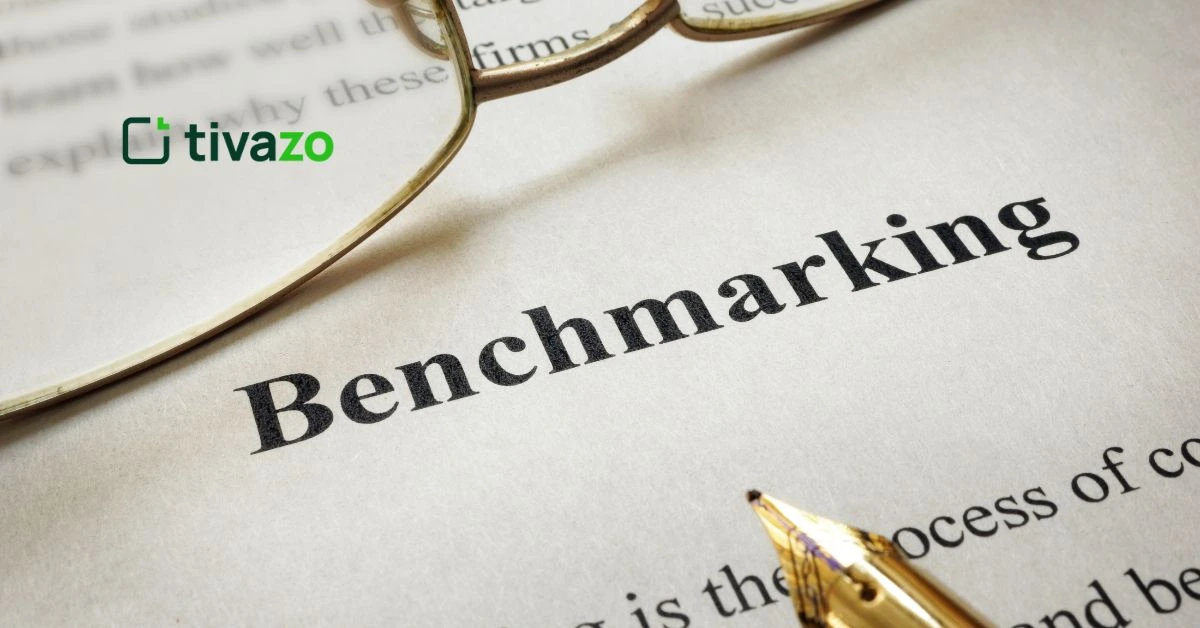 a paper of book showing performance benchmarking