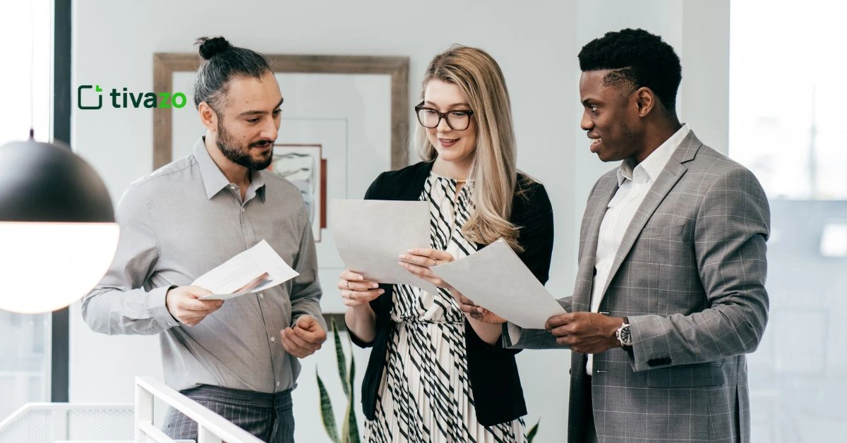 three people talking about employee monitoring tool and its benefits