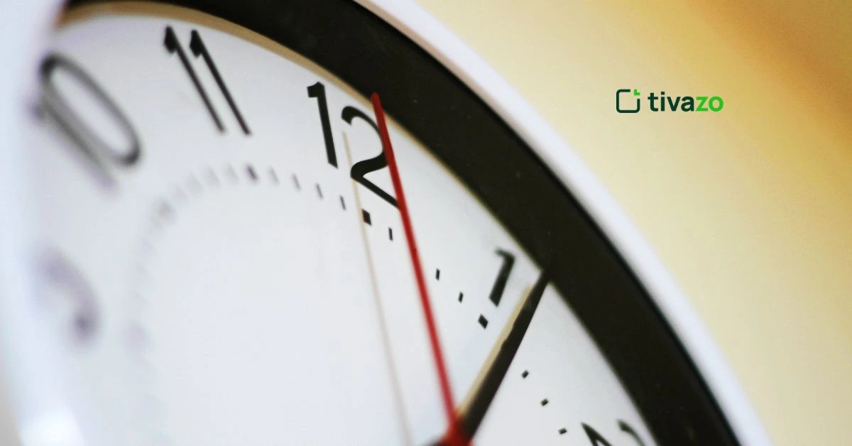 a picture of clock used in time tracking for productivity