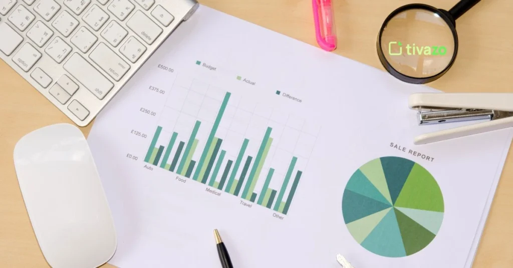 a piece of paper showing workforce analytics