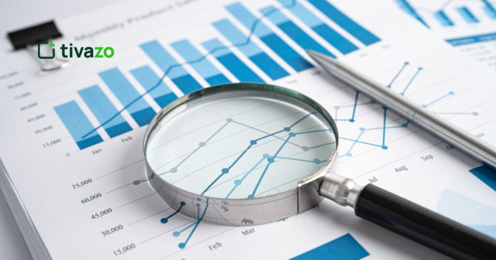 A paper showing workforce analytics in tivazo