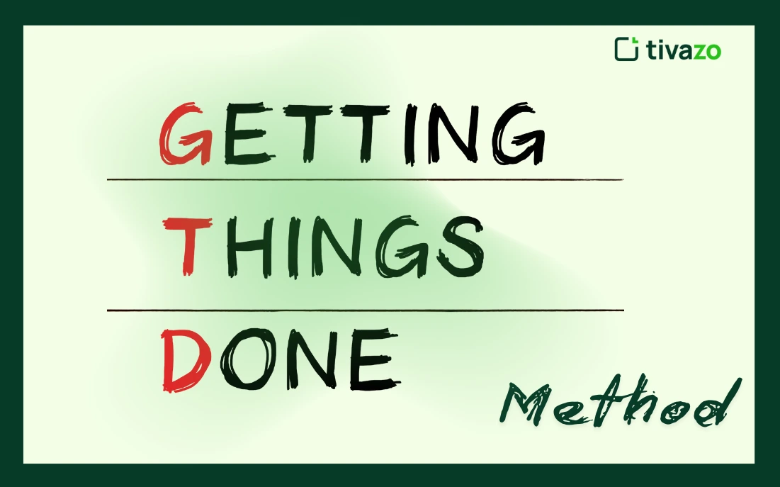 Visual representation GTD (Getting Things Done)Method