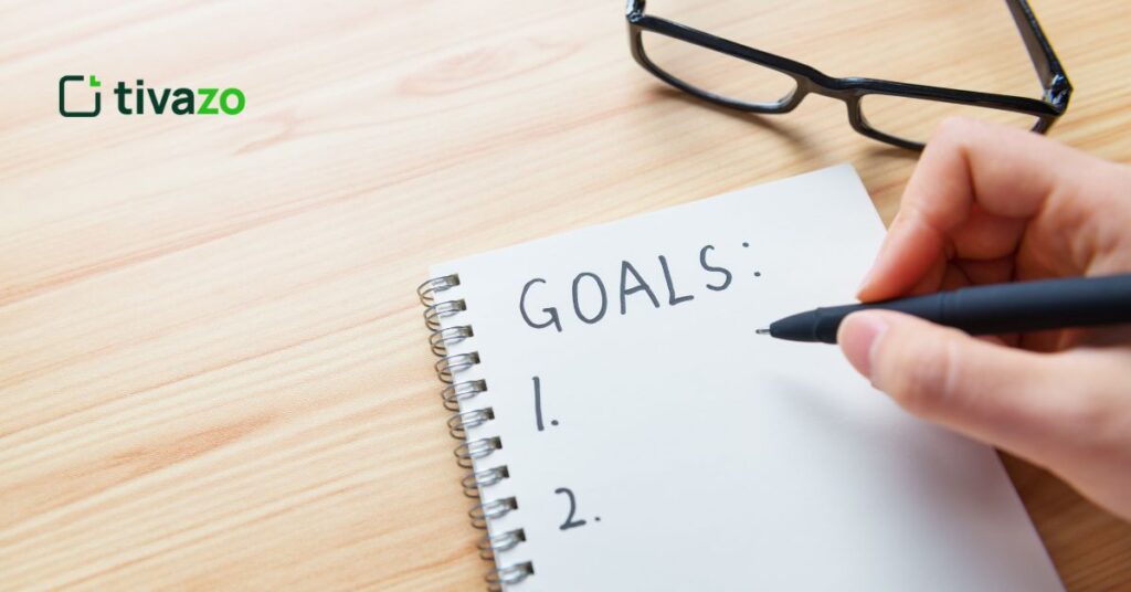 54321 goal setting method writing