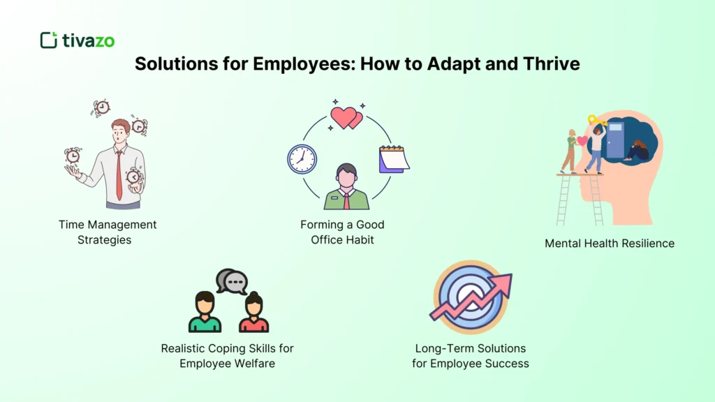 Employee embracing strategies to adapt and thrive under new return-to-office policies in 2025
