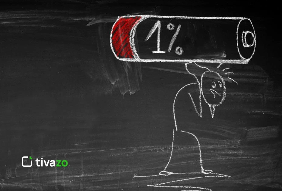 a picture drawn on a blackboard to show low energy