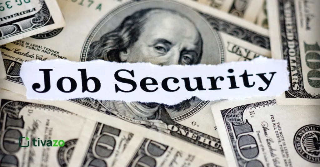 a picture of dollar for job security