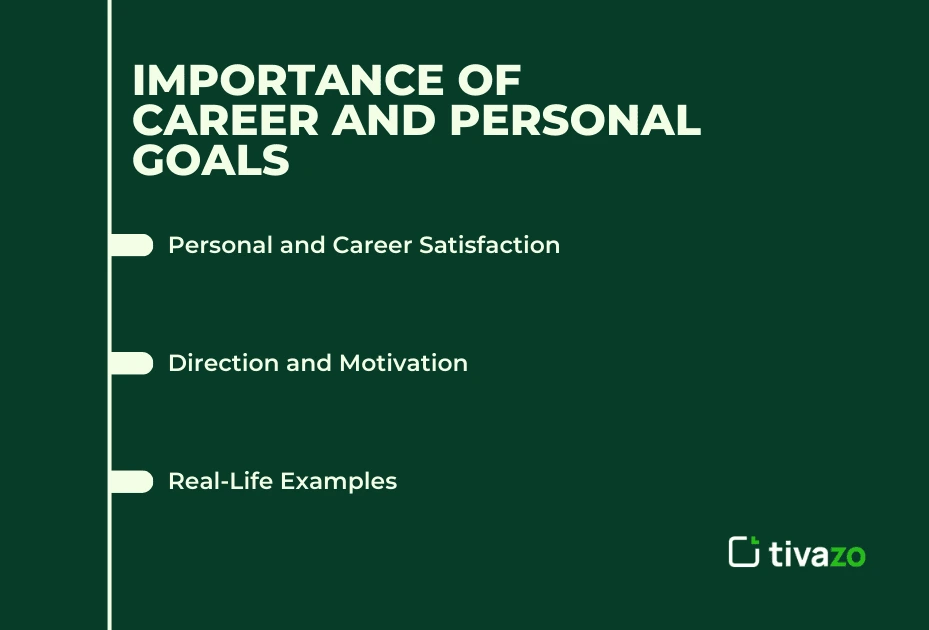 importance of career and personal goals