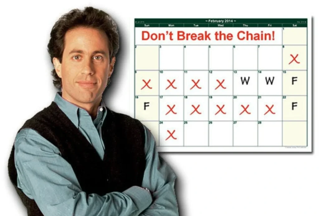 Jerry Seinfelds Productivity Hack Dont Break the Chain!