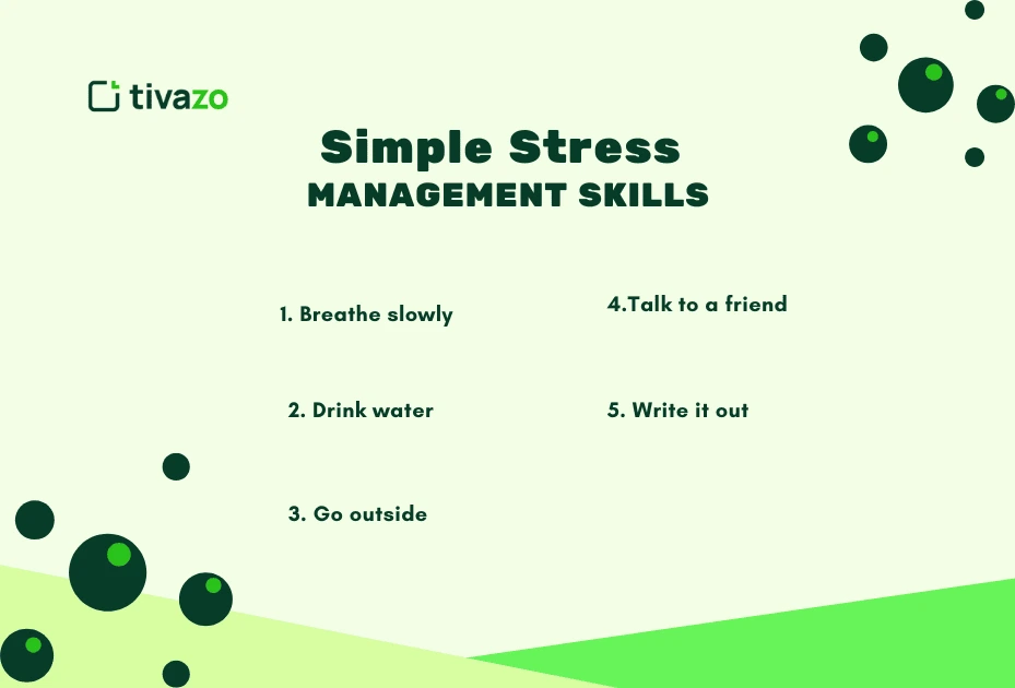 simple stress management skills