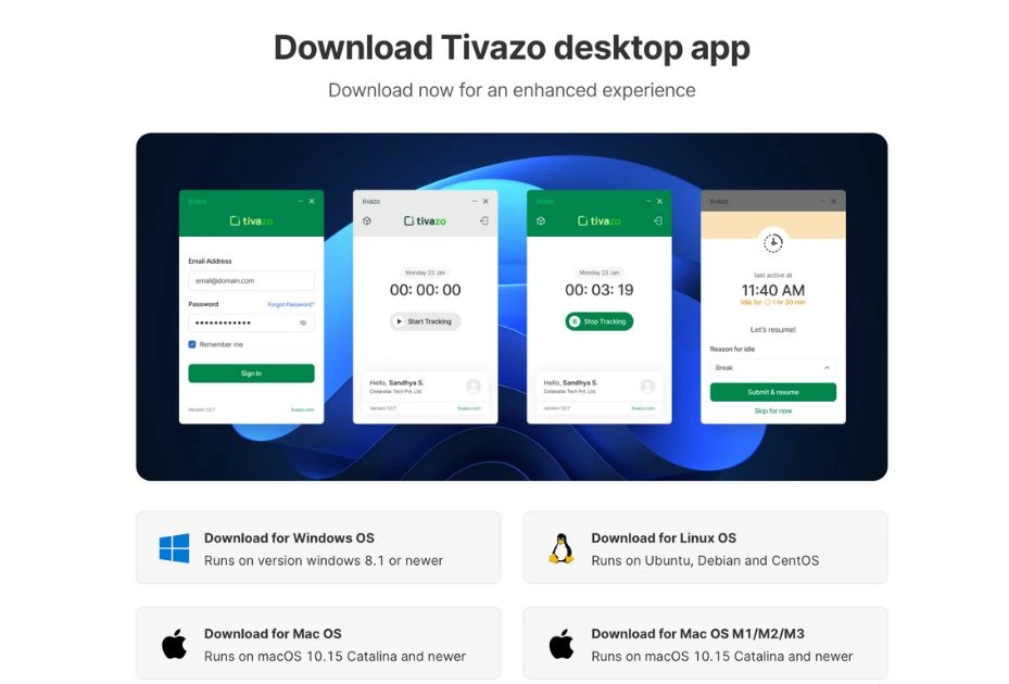 A picture of tivazo downloads