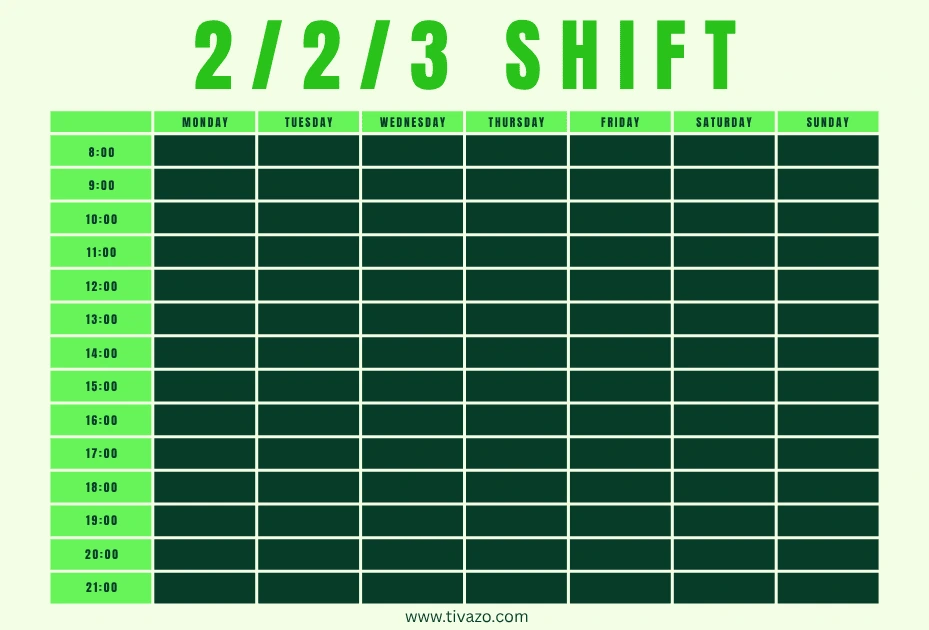 2 2 3 shift