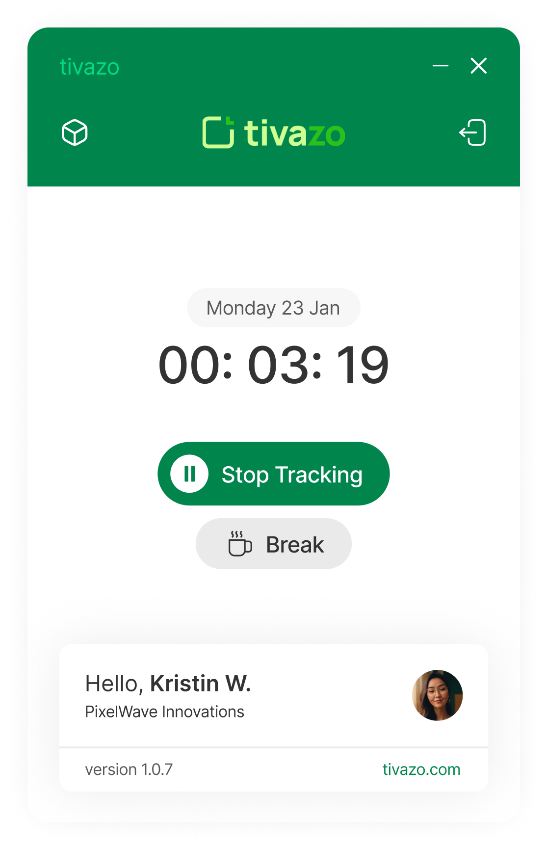 Timer screenshot