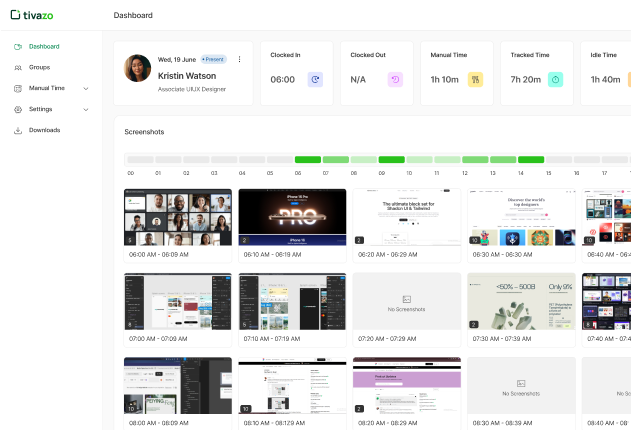 Dashboard screenshot