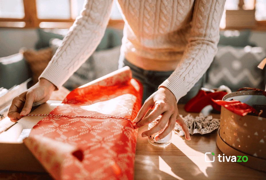 gift wrapping relay