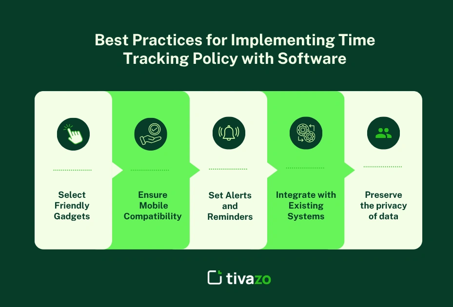 Best Practices for Implementing Time Tracking Policy with Software