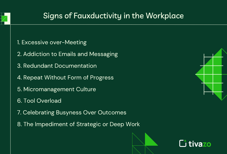 Signs of Fauxductivity in the Workplace