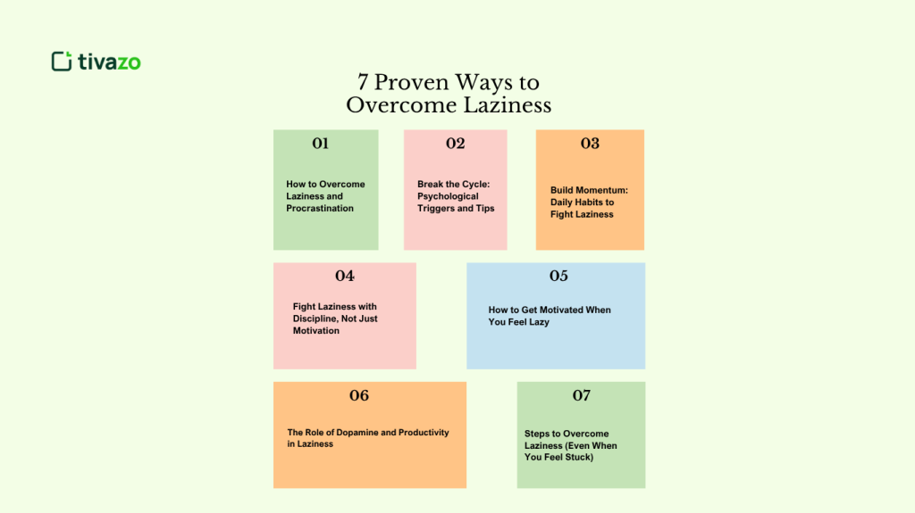 7 Proven Ways to Overcome Laziness